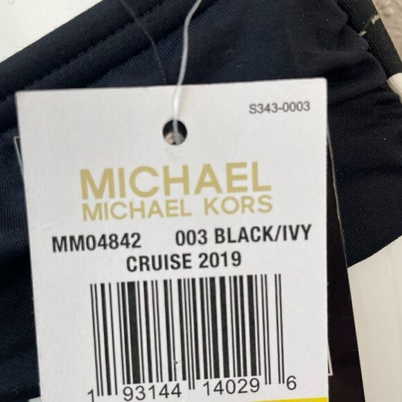 NWT MICHAEL Michael Kors Black Ivy Swim Bottoms Sizes XS, M, or L - Picture 4 of 4